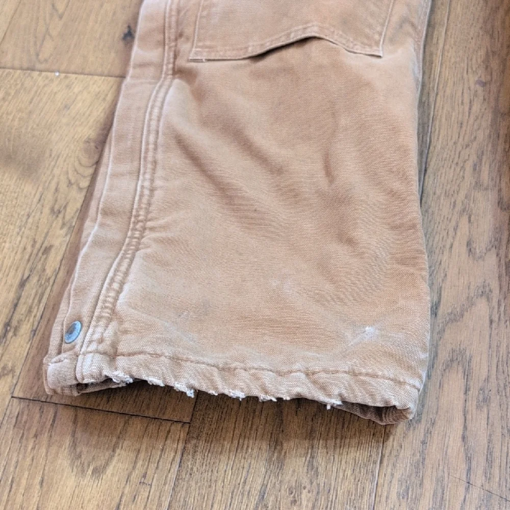 Carhartt womens insulated bib (lined winter overalls) size 4 / 32” inseam - Picture 4 of 14